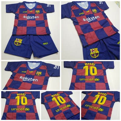 barcelona jersey set