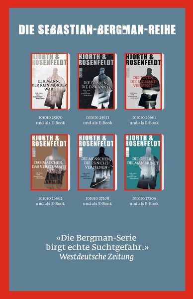 Thumbnail - Die Menschen, Die Es Nicht Verdienen / Sebastian Bergman Band 5