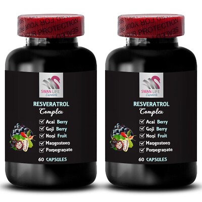 Grape Skin - RESVERATROL - Balanced vitality 2 Bottle 120 Caps