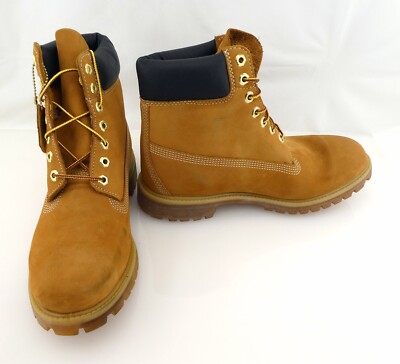 Timberland Men\'s Brown and Cream Boots Size 9 1/2 or women’s size 11 Timberland | Shoes | Rare And Vintage Timberland Boots With  main image 4