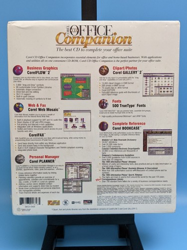 Corel Office Companion: CD-ROM Software / VTG 1995 IBM Windows 3.1 (NEW/SEALED) - Bild 4 von 13
