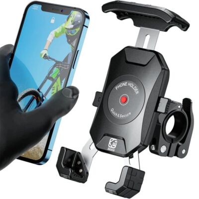 360° Fahrrad Halterung Handy Halter Motorrad e-Bike Smartphone Universal Roller