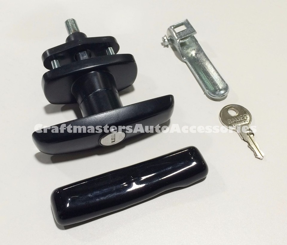 Statewide Heavy Duty T-Handle Lock, Counter Clockwise, Truck Cap Topper, T-323L