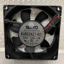 SERVO KUDC24Z7-921 9025 DC24V 0.14A 3.3W 9CM 2-Wire Dual Ball Cooling Fan