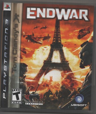 Tom Clancy's Endwar - PS3 - Sony PlayStation 3 - 2008 - Complete w/ Manual