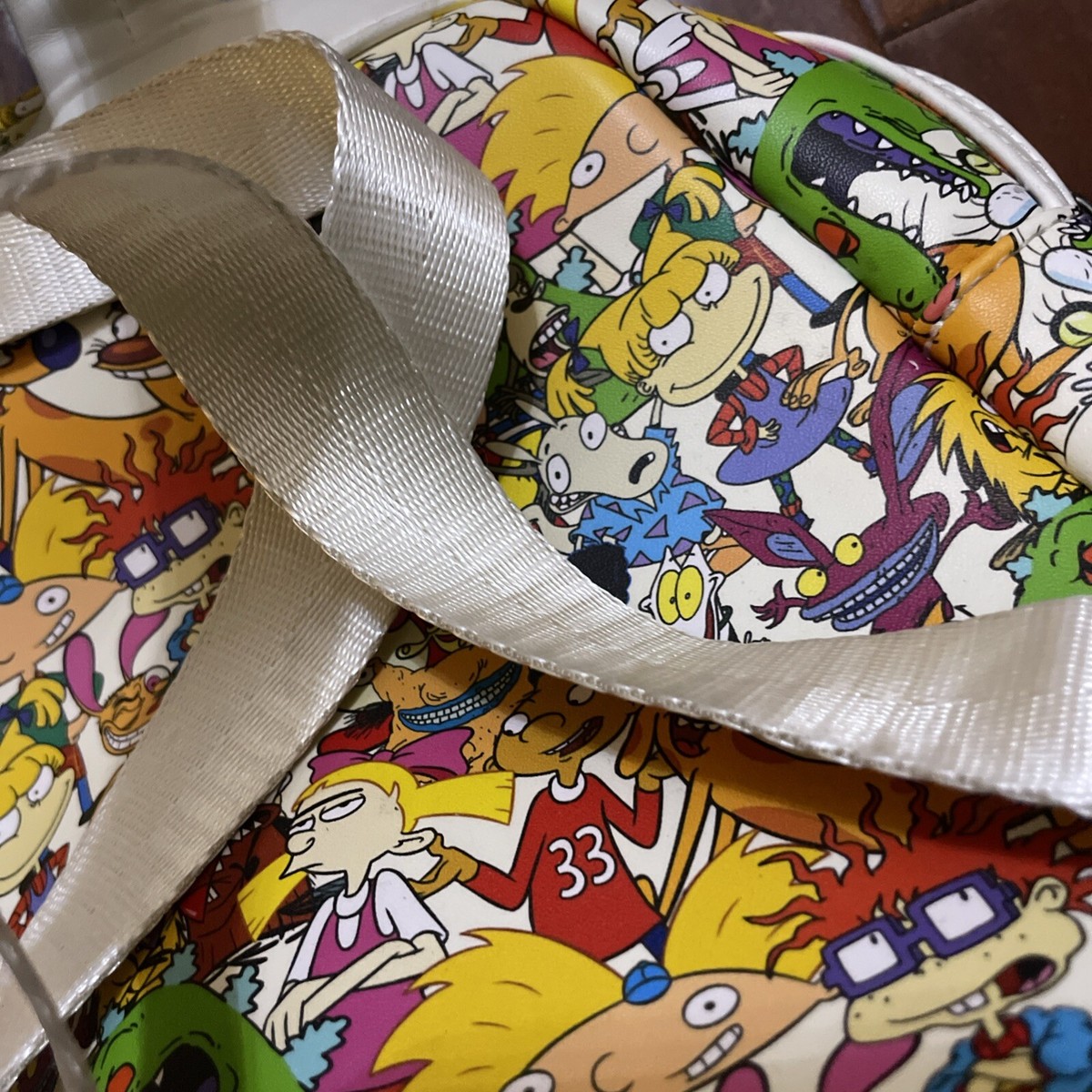 Retro‎ Loungefly Nickelodeon Nick 90\'S Rewind Gang Print allover Mini Backpack Loungefly SALE | Official Loungefly Backpacks, Handbags and  main image 4