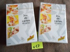 ♣️* Ancien jeu de cartes : 2 jeux SCHWEPPES neufs