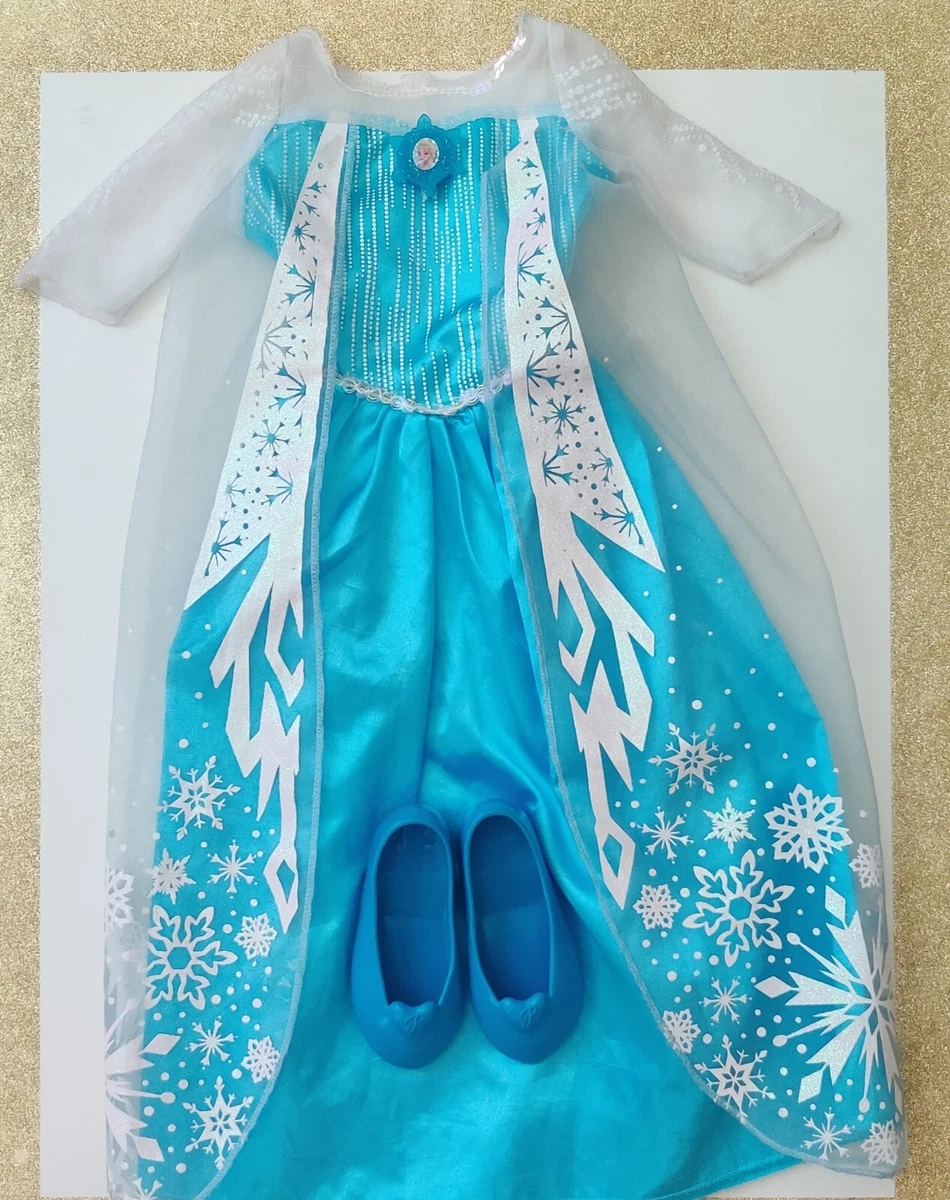 Elsa dress hotsell and shoes