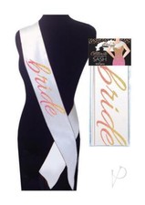 Glitterati Bride Sash Decorative Wedding Bachelorette Party Hen Supplies