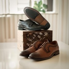 Ferro Aldo JAXON Mens Embossed Pattern Derby ...