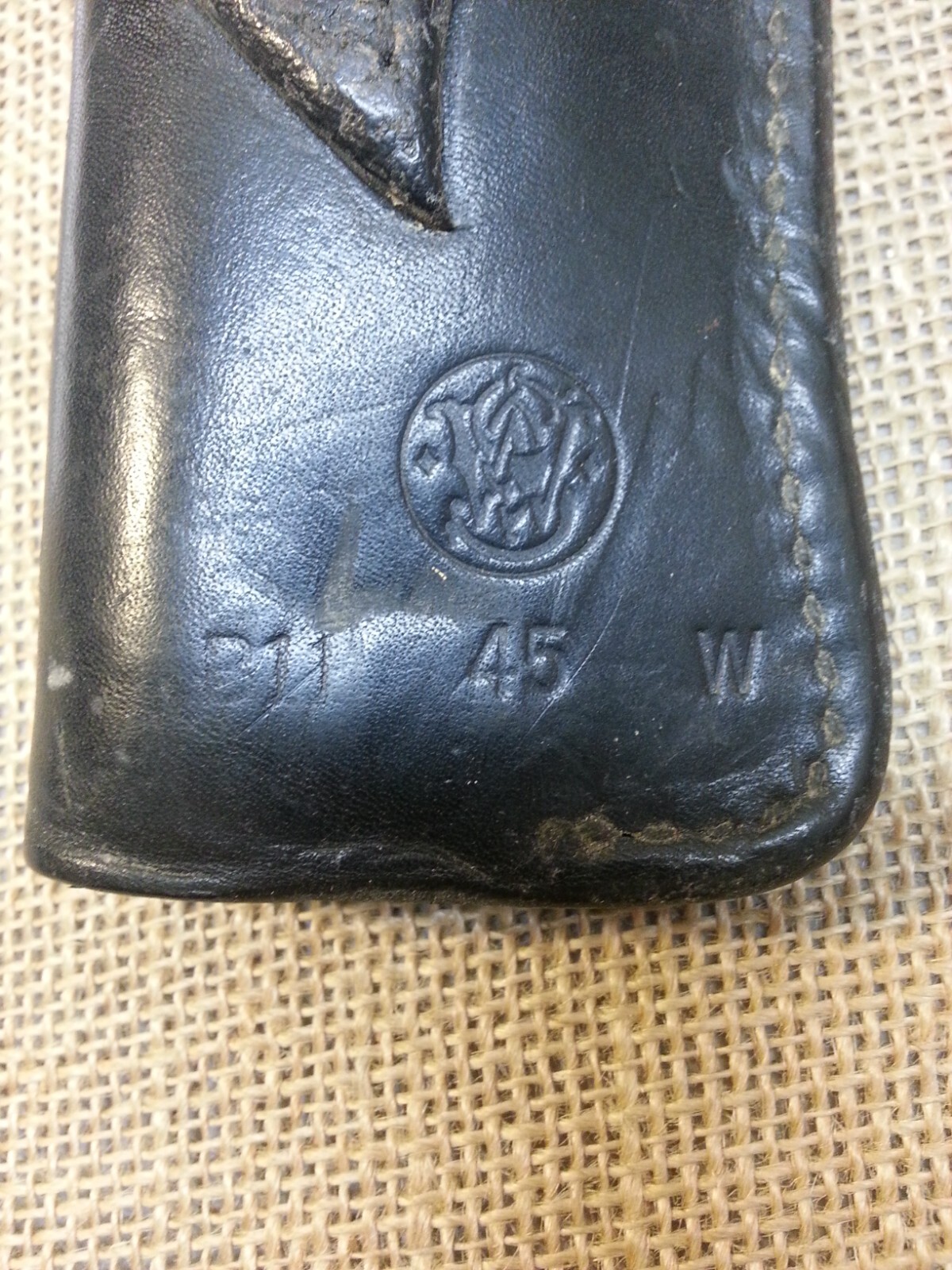 Smith and Wesson 1311 45 Auto Right Hand Holster Black Basket Weave eBay