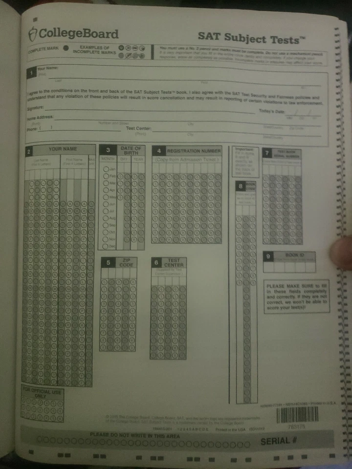 Sat Subject Tests Second Edition CollegeBoard - Image 3 of 4