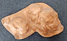 Keramik Wandmaske 3 Engel