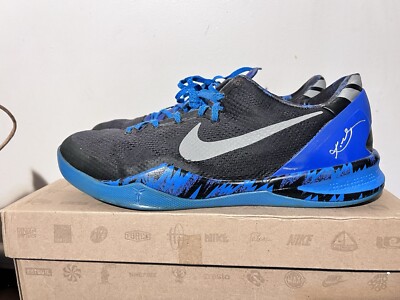 2013 Mens Nike Kobe VIII 8 Philippine Pack Game Royal Black Size 11 Used Rare OG