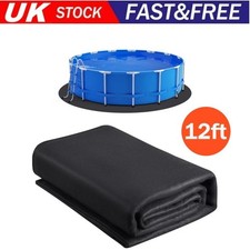 12ft Round Pool Liner Pad for Above Ground Pools Heavy Duty Pool Mat UK