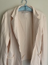 L Frank Eileen Light Pale Pink Blazer Jacket Tee Lab Dublin Workwear Large