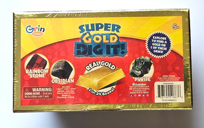 Super Gold Dig It! Chance for Real Gold Or Gems Grinstudios NEW Sealed