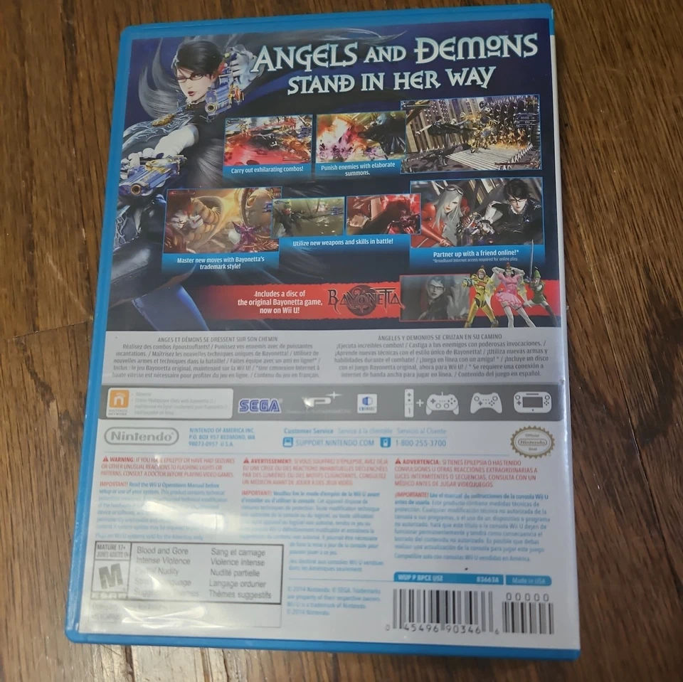 Bayonetta 2 в коробке с bpnus Bayonetta 1 — Nintendo Wii U - Изображение 2 из 4