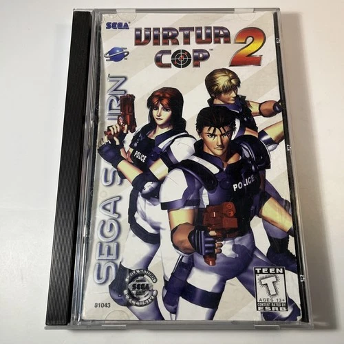 New ListingVirtua Cop 2 (Sega Saturn, 1996) CIB Complete w Manual - Tested & Working