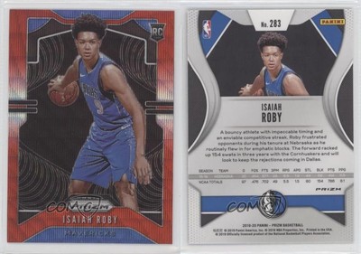 2019-20 Panini Prizm Rookie Ruby Wave Prizm Isaiah Roby #283 Rookie RC
