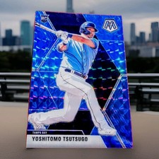 2020 Chronicles Mosaic Blue Prizm /99 Yoshi Tsutsugo Yoshitomo Rookie RC