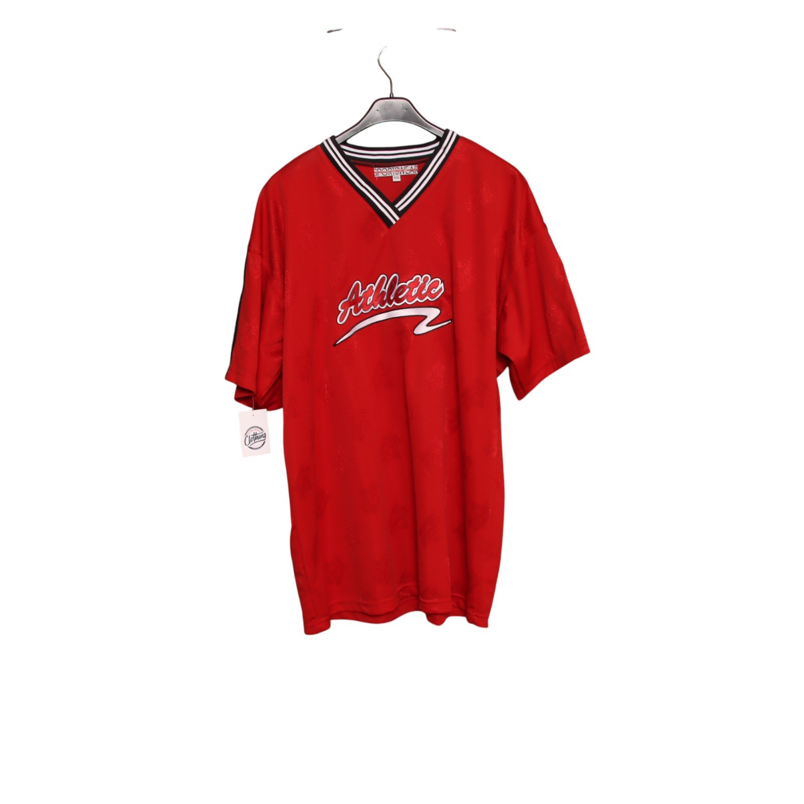 Earthbound Athletic (SA474) t-shirt rossa tg XXL Vintage