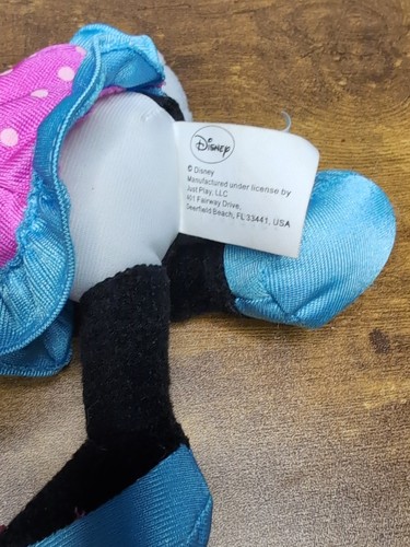 Mickey and Minnie Mouse Disney Plush Lot of 3 Ty Sparkle Minnie 8" Just Play 10" - Picture 5 of 7