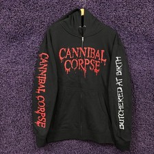 Cannibal Corpse Butchered at Birth Zip-Up Hoodie Size Extra Large
