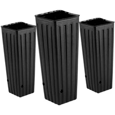 20PCs Tall Tree Pots Plastic Deep Plant Nursery Pots Tall Seedling Flower Pots