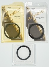 Promaster Step Up Ring Lot 3pc 52-58 58-67 62-67mm Filter Camera Adapter NOS