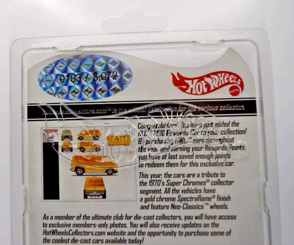 Hot Wheels RLC Super Chromes Rewards Series Super Van #0103/3072 Very Low ## - Image 3 of 3