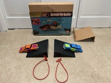 Smash Up Derby Set WITH INSERTS rip Cords, Cars, And Ramps Included.