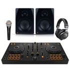Pioneer DJ FLX-4 + Artesia M-200 + Icon Pro Audio HP200 + JTS TM-929
