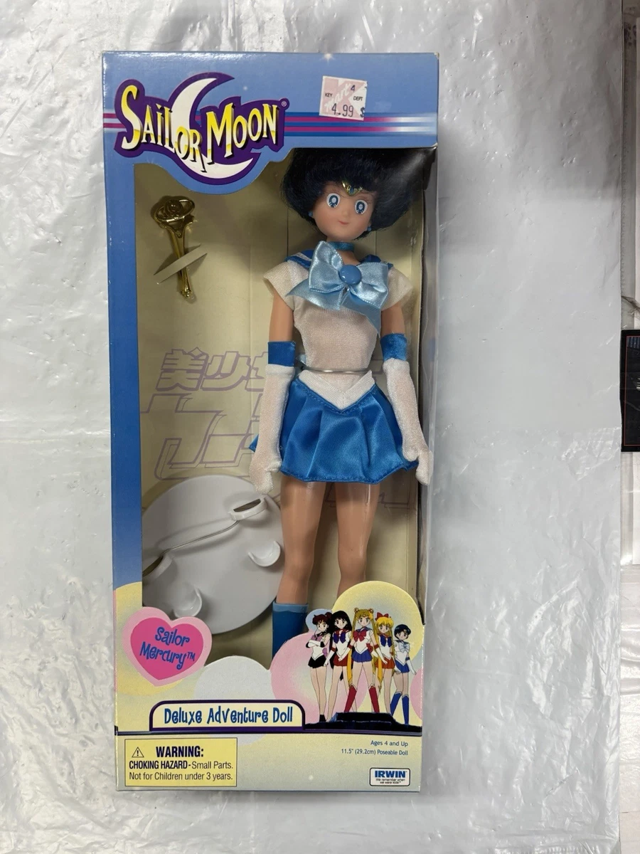 Banpresto Sailor Moon Eternal Q Posket Action Figure | Super Sailor Mercury (Version A