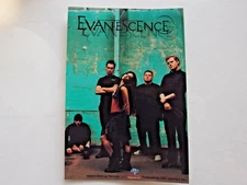 Evanescence Band Photo Sticker 3.375x5” 2003 C&D Amy Lee Gothic Rock Licensed