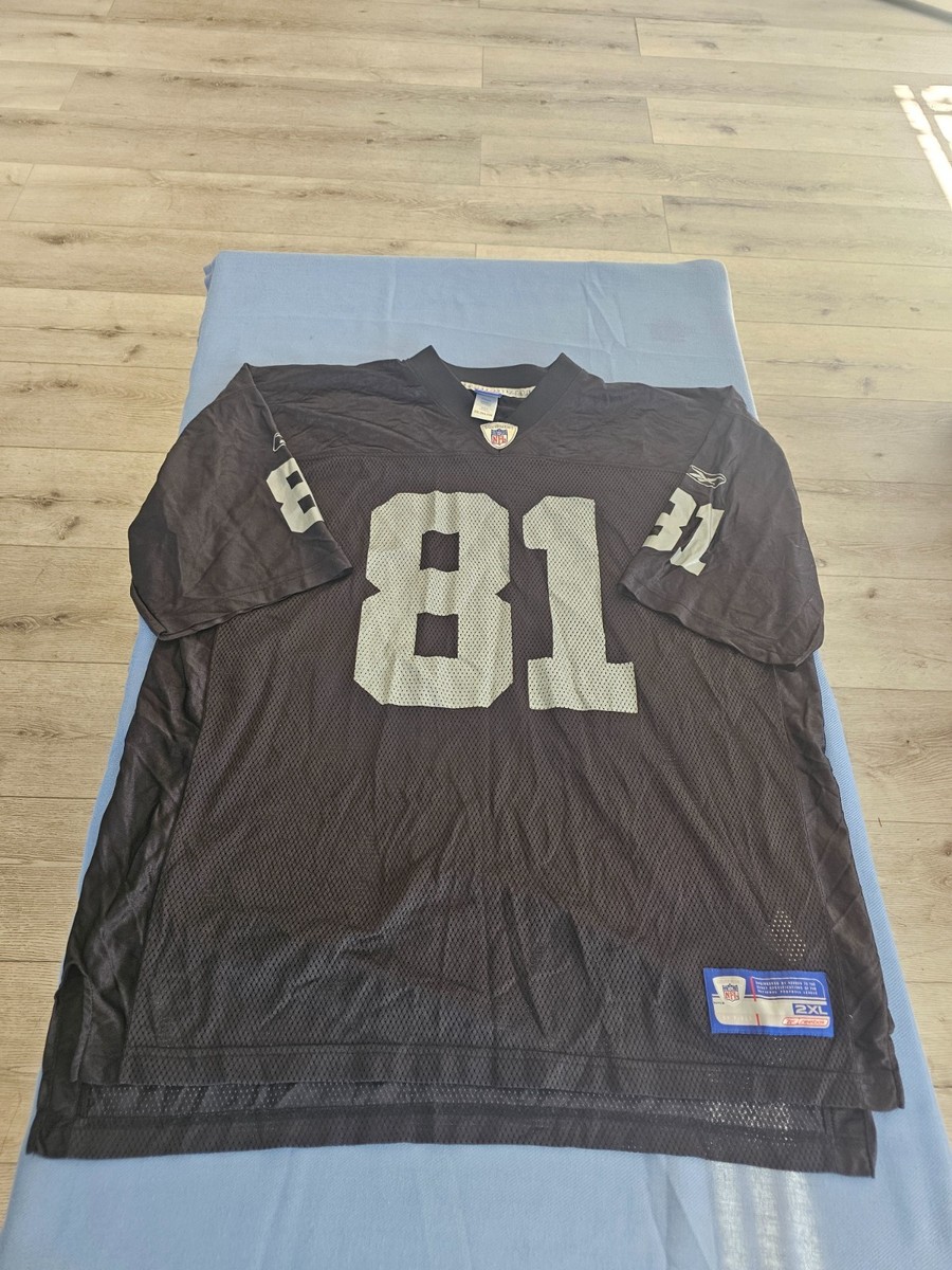 Vintage Oakland Raiders Tim Brown #81 Jersey Men's 2XL Reebok NFL