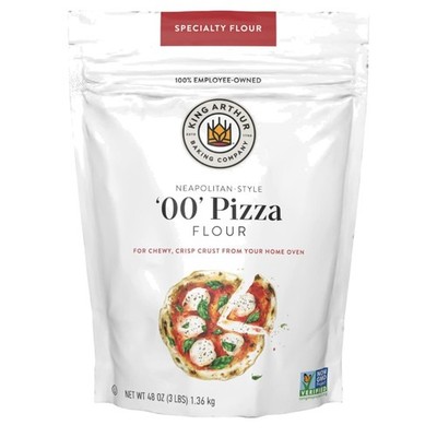King Arthur 00 Pizza Flour, 3 lb - Craft Authentic Italian Pizzas