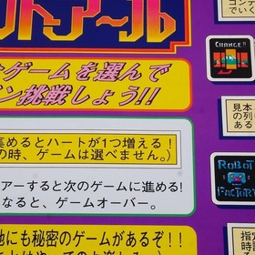 SEGA Tantoar SEGA Saturn Puzzle Action Instruction Card Large New