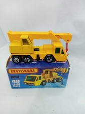 Matchbox Superfast Nr. 49 Kranwagen Druckguss Spielzeug, von Lesney Products & Co Ltd