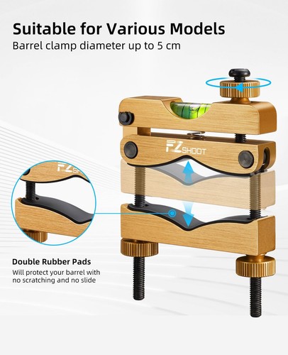 Scope Leveling Kit with High-Precision Bubble Leveling System, Magnetic Unive... - Picture 4 of 7