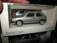1:43 Norev Vw Golf Ii Gti G60 Silber/Silver In Ovp