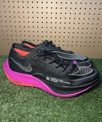 Nike ZoomX Vaporfly Next% 2 Running Shoes Black Flash Crimson CU4111-002 Size 14