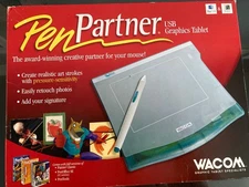 NEW Wacom Pen Partner USB Graphics Tablet for PC/Mac Includes 3 Free Software 