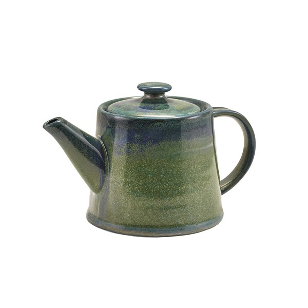 Terra Porcelain Aqua Green Teapot For Hotel Restaurants 50cl/17.6oz Pack of 6