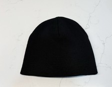 GUESS Women\'s Black & White STRIPE Cotton Logo Beanie skull cap One Size NWT GUESS Women main image 2