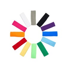 Mallofusa 12 PCS Sports Basketball Headband 1 Count Pack of 12 , multi-color