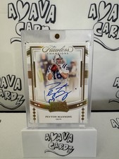 2022 Flawless Peyton Manning Super Bowl Champions On Card Autograph 1/1 Whitebox