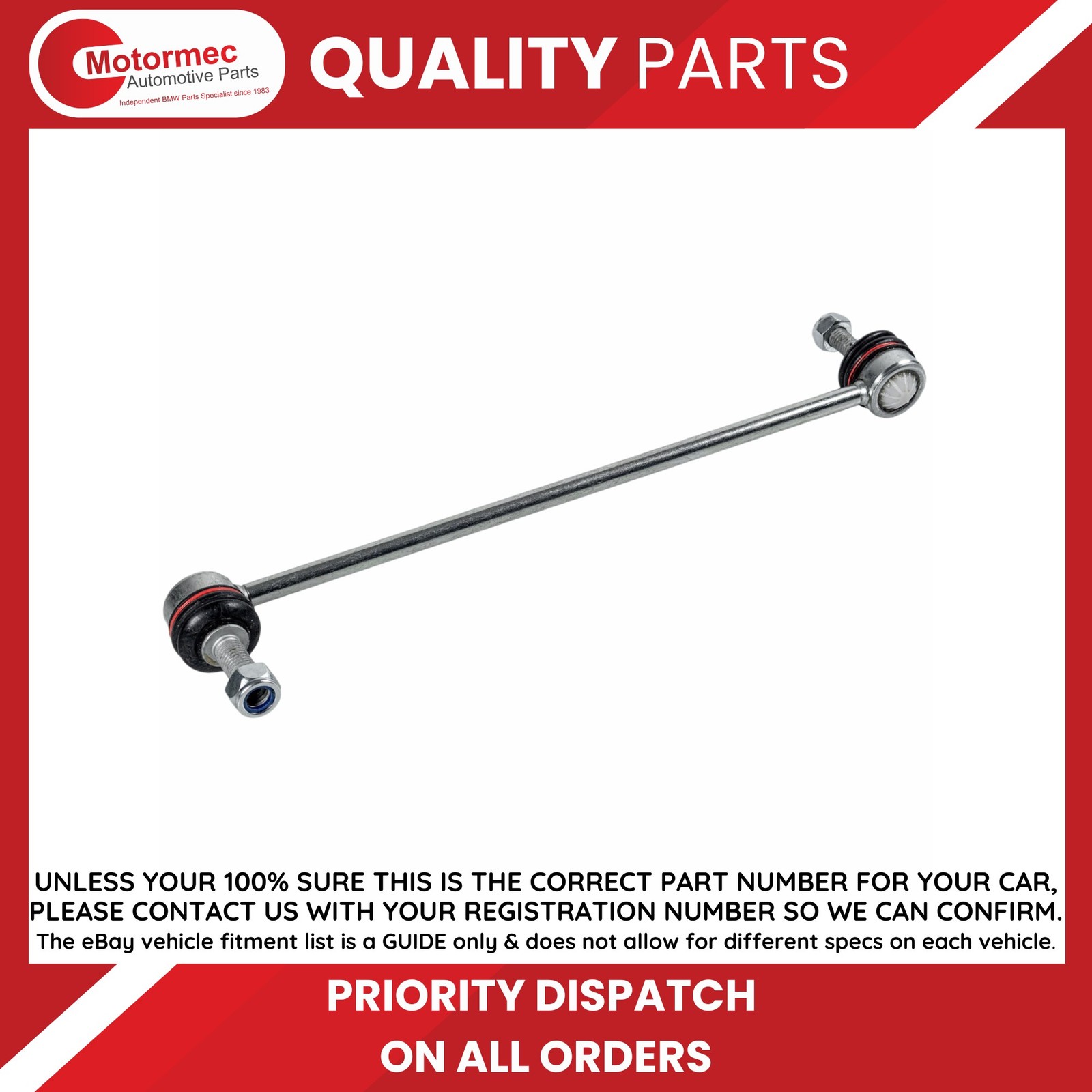 1x Anti Roll Bar Link Front 19379 Febi Stabiliser Drop Link 274303 274456 - Image 28