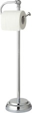 Classic Bathroom Standing Toilet Tissue Paper Roll Holder Stand