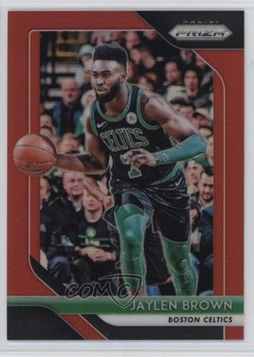 2018-19 Panini Prizm Red Prizm 14/299 Jaylen Brown #108 6ns